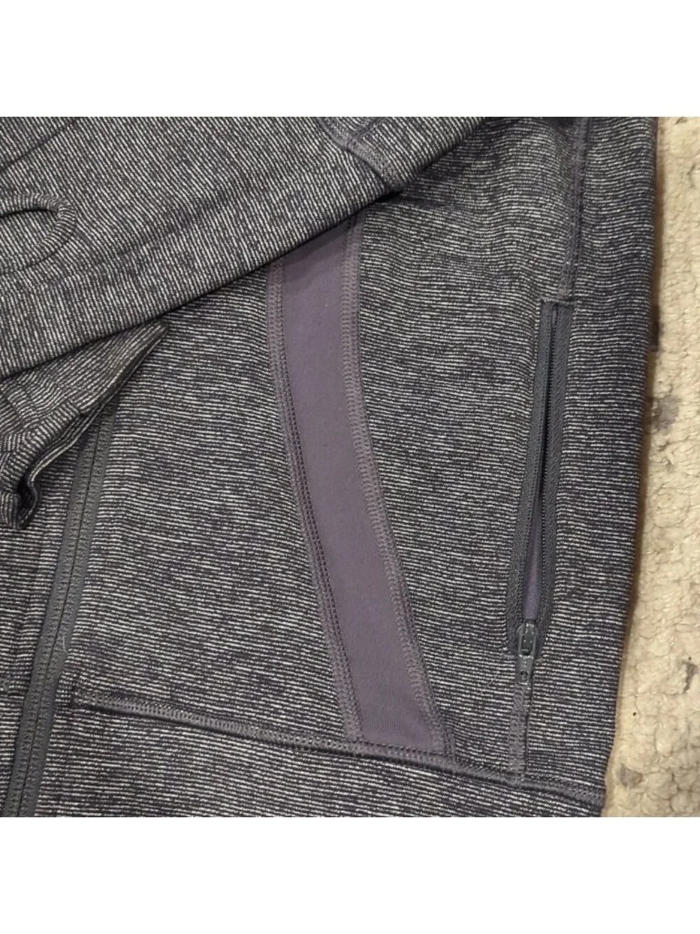 Lululemon In Stride Jacket Coal Wee Stripe / Coal